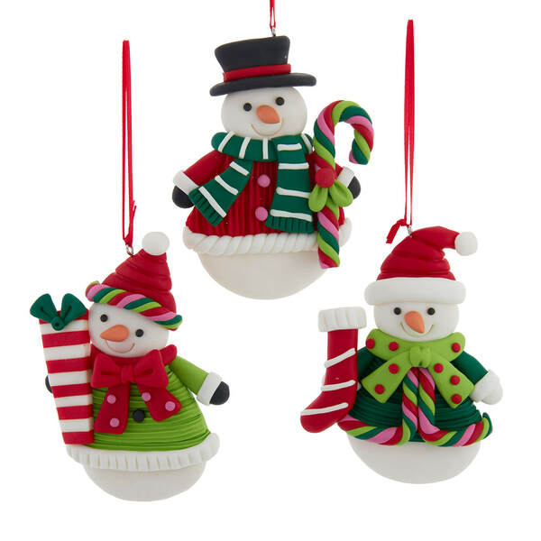 Item 101171 Claydough Snowman Ornament