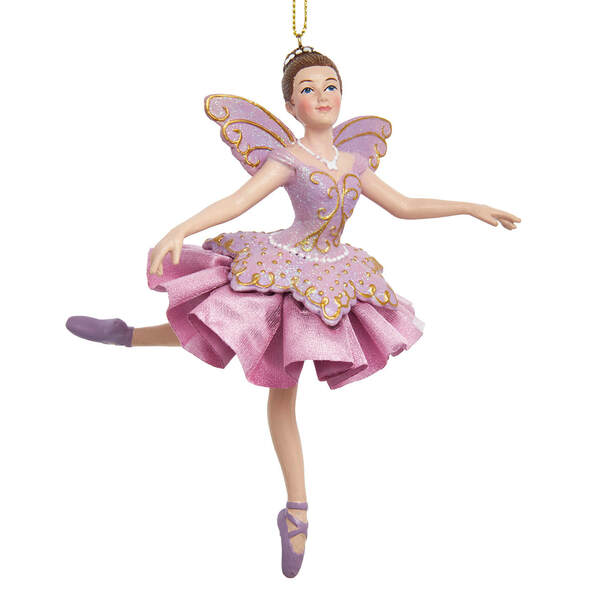 Item 101313 Glittered Sugarplum Fairy Ornament