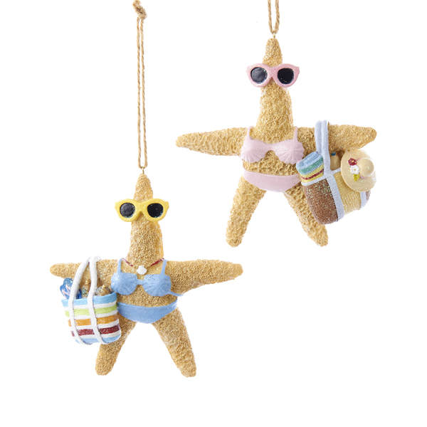 Item 101400 Starfish Beach Lady Ornament