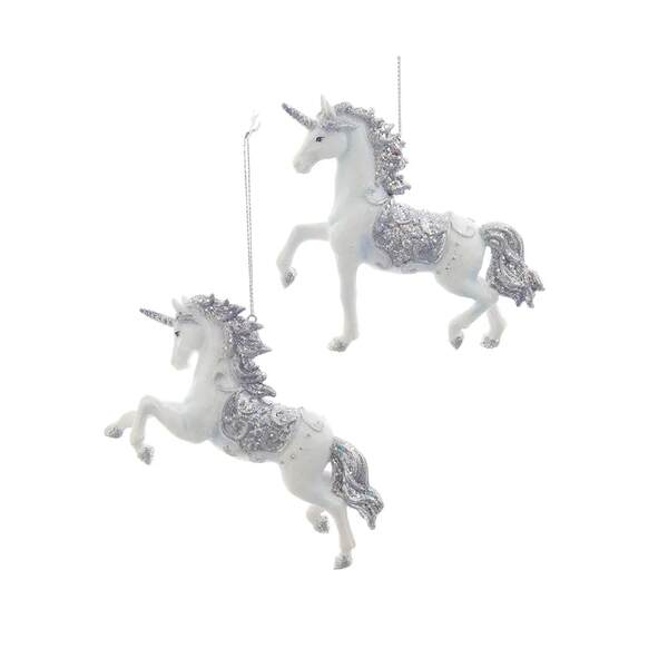 Item 101407 Icy Periwinkle Unicorn Ornament