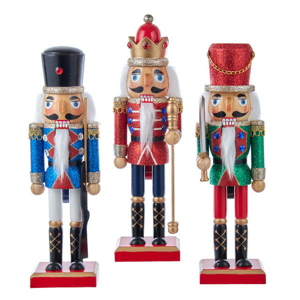 Item 101464 Red Green Blue Nutcracker