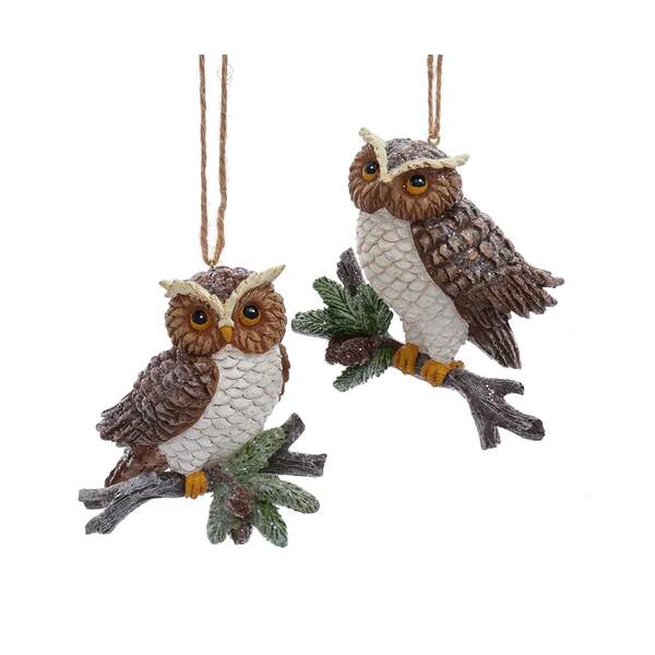 Item 101537 Pinecone Owl Ornament