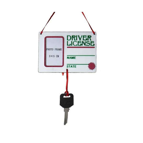 Item 101579 Driver's License With Key Ornament