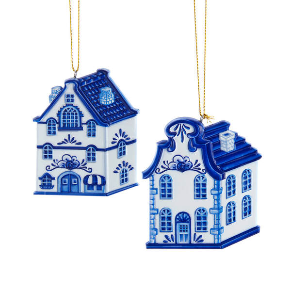 Item 101766 Delft Blue House Ornament