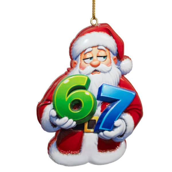 Item 101780 Santa 6-7 Ornament