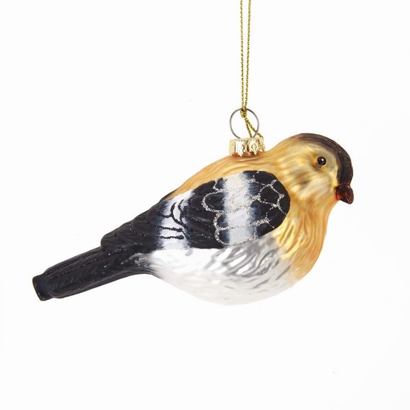 Item 101820 Black & Yellow Finch Ornament