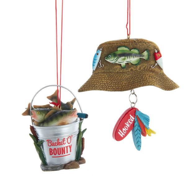 Item 101837 Fishing Bucket/Hat Ornament