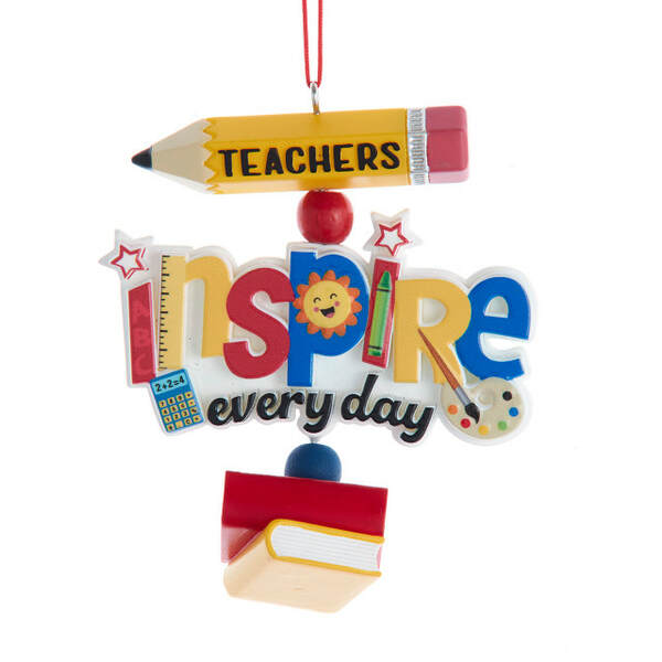 Item 101842 Teacher Dangle Ornament