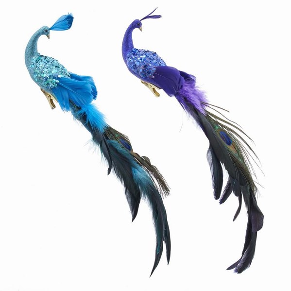 Item 101855 Peacock Clip-On Ornament