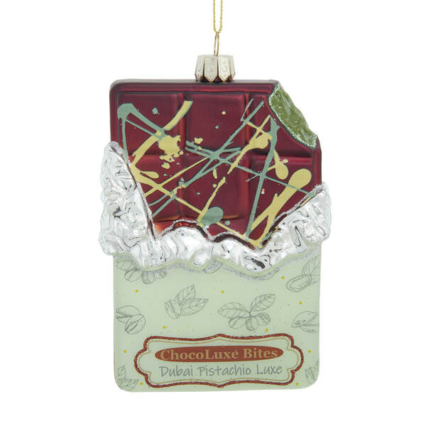 Item 101865 Dubai Pistachio Chocolate Bite Ornament