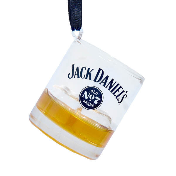 Item 101866 Jack Daniels Whiskey Glass Ornament