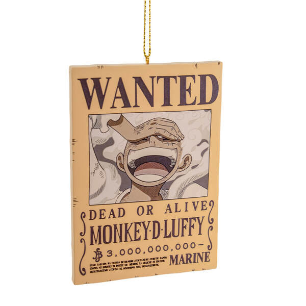 Item 101960 Luffy Wanted Poster Ornament