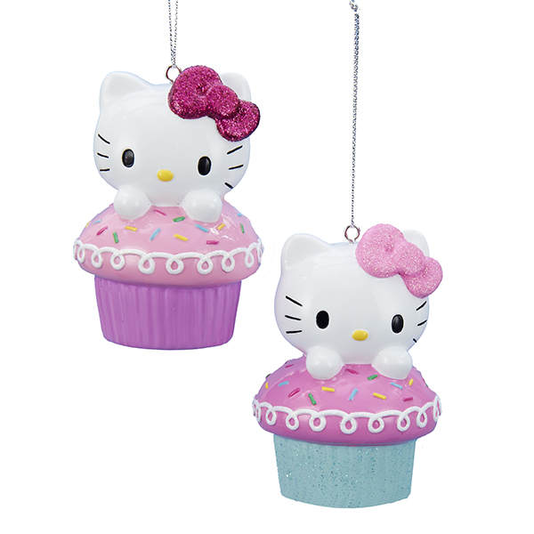 Item 101991 Hello Kitty Cupcake Ornament