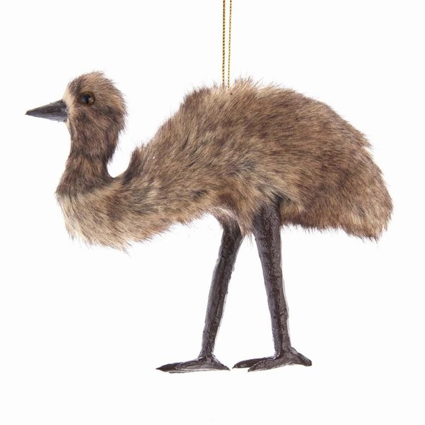 Item 102010 Furry Emu Bird Ornament