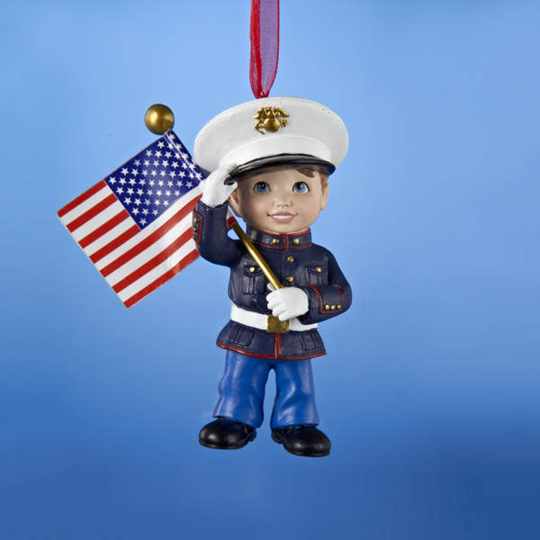 Item 102018 U.S. Marines Kid Ornament