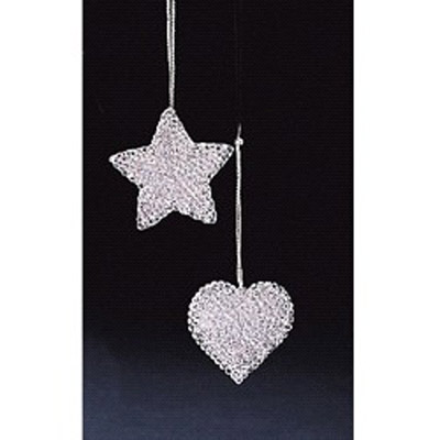 Item 102058 Star/Heart Ornament
