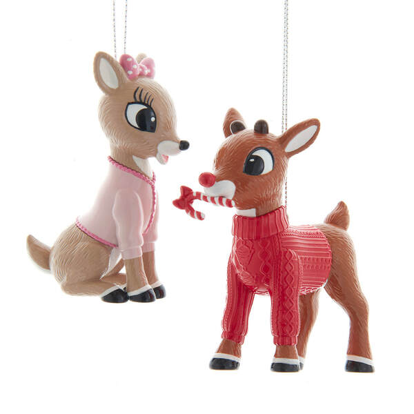 Item 102091 Rudolph And Clarice Ornament