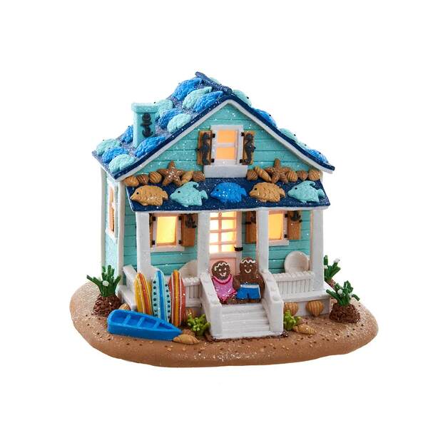 Item 102272 Lighted Claydough Beach House