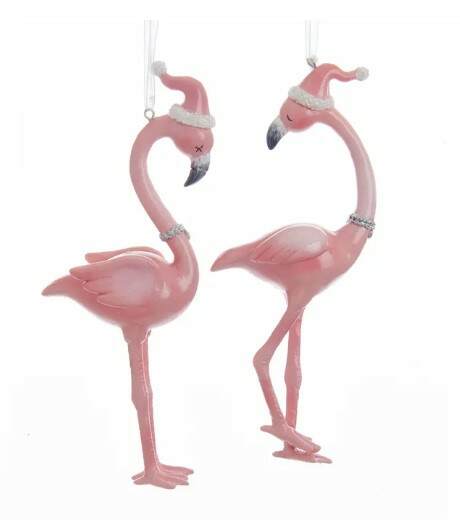 Item 102283 Millennial Pink Flamingo Ornament