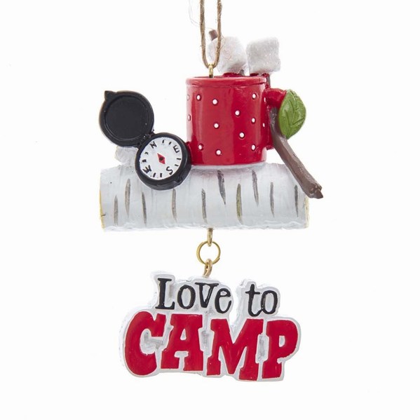 Item 102286 Love To Camp Sign Ornament