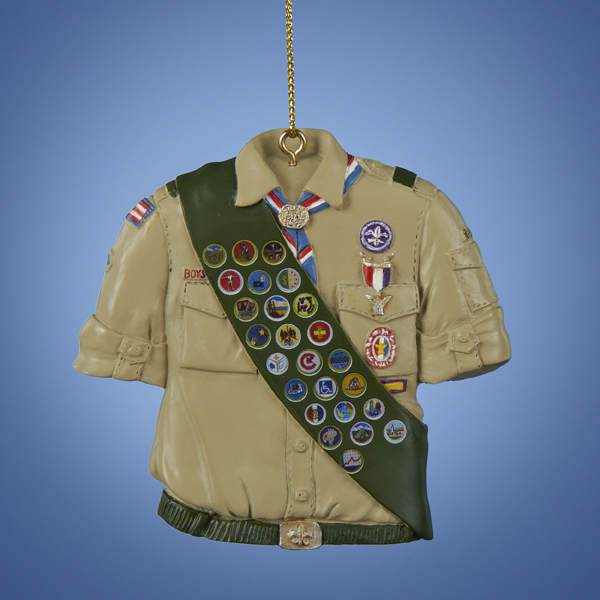Item 102422 Boy Scouts Shirt Ornament