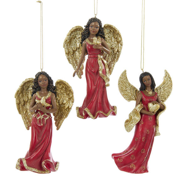 Item 102611 African-American Angel Ornament