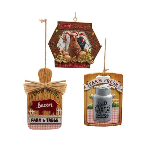 Item 102693 Farm Sign Ornament