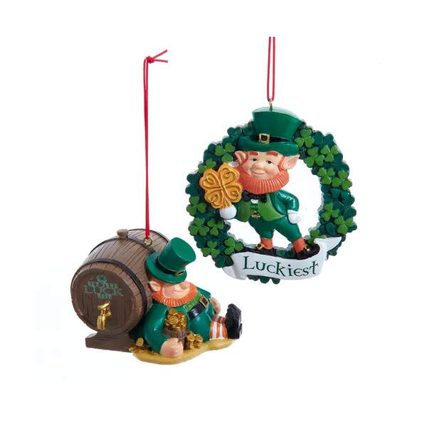 Item 102758 Irish Leprechaun Ornament