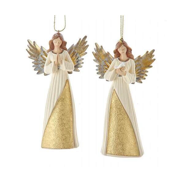 Item 102780 Gold Angel Ornament