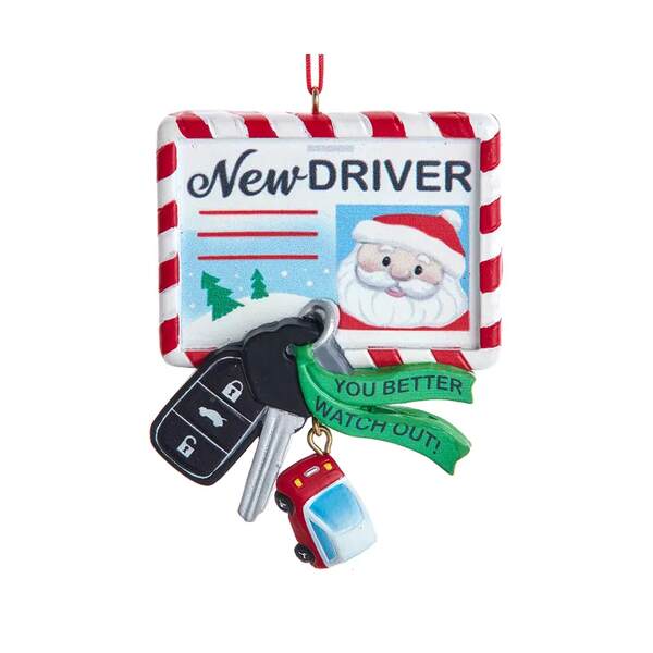 Item 102836 New Driver Santa License