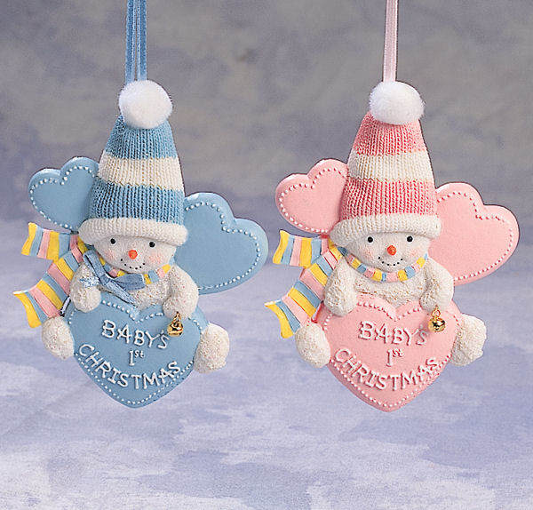 Item 102996 Baby's First Christmas Snowman Ornament