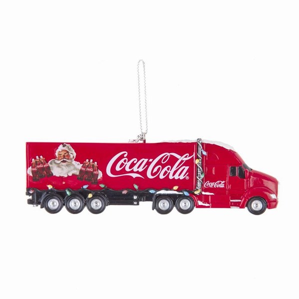 Adler Santa Claus Driving Coca-Cola Coke Truck 2.75" Christmas Ornament Details about   Kurt S 