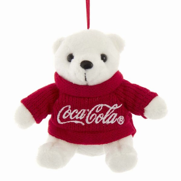 Item 103068 Coca-Cola Bear With Red Sweater Ornament