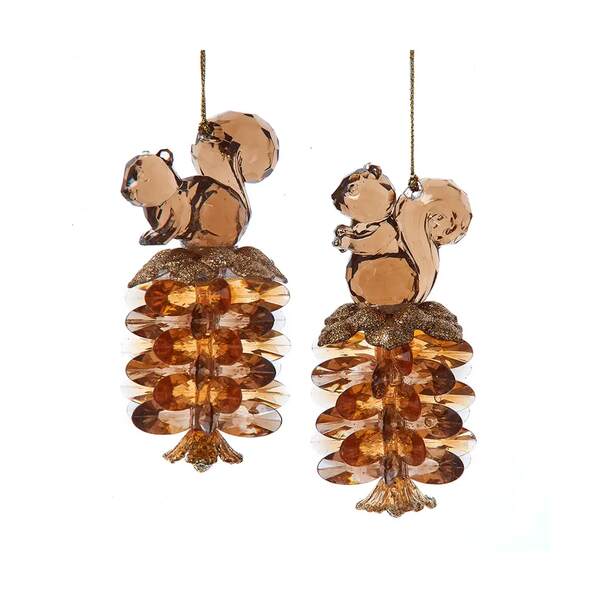 Item 103101 Squirrel Pinecone Ornament