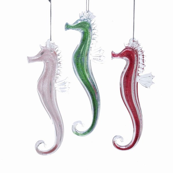 Item 103111 Glitter Seahorse Ornament
