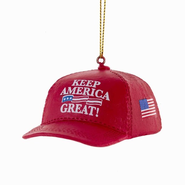 Item 103126 Keep America Great Trump Hat Ornament