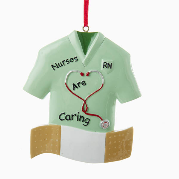 Item 103141 Nurses Are Caring Scrubs Ornament