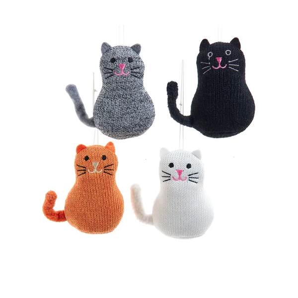 Item 103155 Knit Cat Ornament