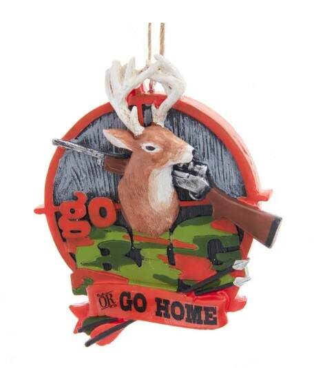 Item 103161 Hunting Deer Head Ornament