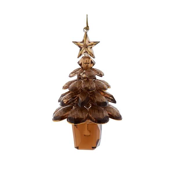 Item 103170 Brown Tree Ornament