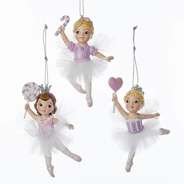 Item 103229 Sugar Plum Ballerina Girl With Candy Ornament
