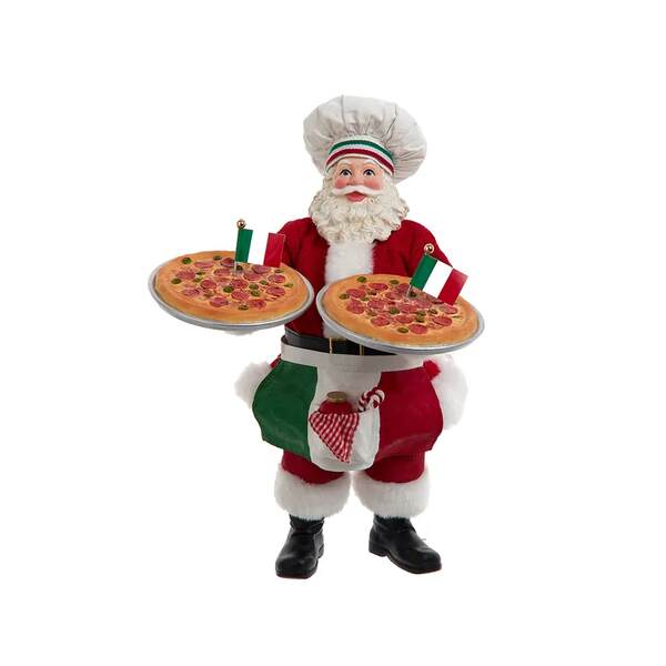 Item 103415 Chef Santa With Pizzas Figure