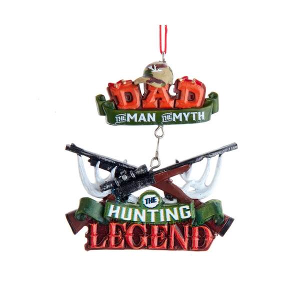 Item 103443 Dad Hunting Legend Ornament