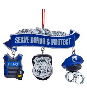 Item 103481 Police Danglers Ornament
