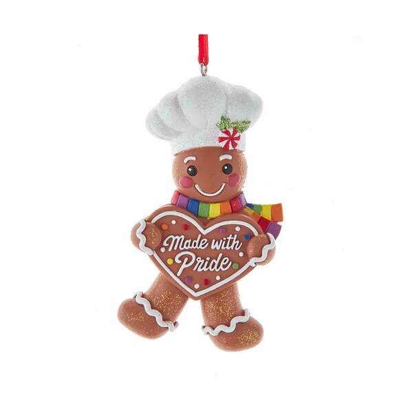 Item 103576 Pride Gingerbread Chef Ornament