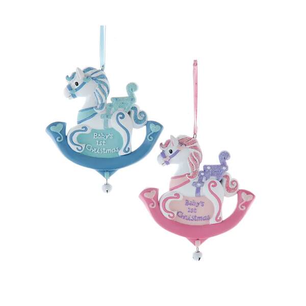 Item 103594 Babys 1st Boy/Girl Rocking Horse Ornament