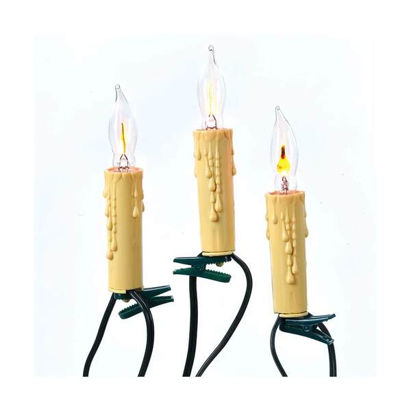 Item 103627 7-Light Flicker Flame Candle Lights Set