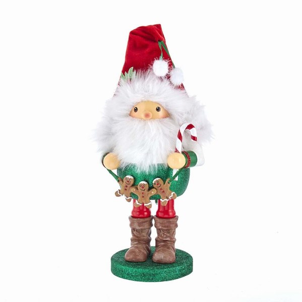 Item 103682 Hollywood Gnome With Candy Cane Nutcracker