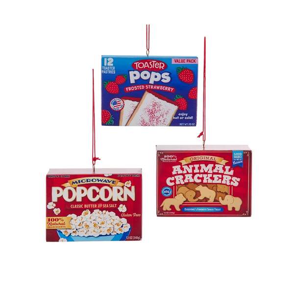 Item 103804 Plastic Food Box Ornament