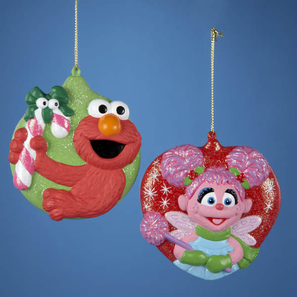 Item 103848 Elmo/Abby Ornament 
